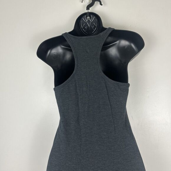 LULULEMON Grey Refresh Maxi Dress II Slim Fit Pima Cotton 4-6 - Picture 6 of 8